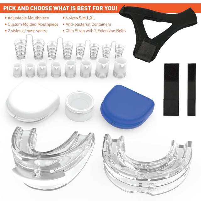 Stop Snoring Sleep Apnea Mouthpiece Adjustable Anti Snore Mouth Guard