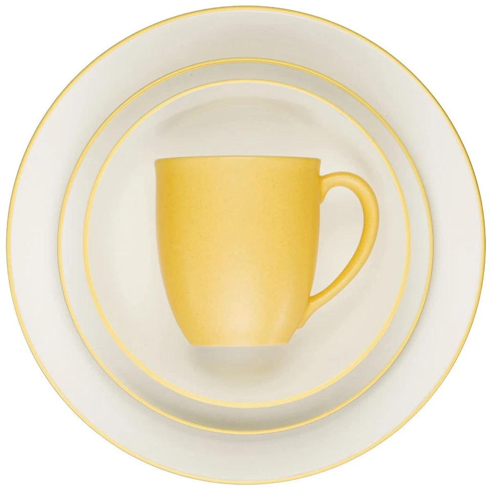 Noritake 301738 Colorwave Mustard 4-Piece Place Setting - Image 2 of 4
