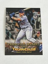 2023 Topps Chrome Francisco Alvarez Rookie RC Technicolor Insert Refractor