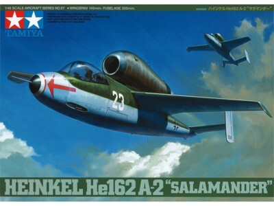 Tamiya 61097 Heinkel He162-A2 'Salamander' 1/48 Scale Plastic Model Kit