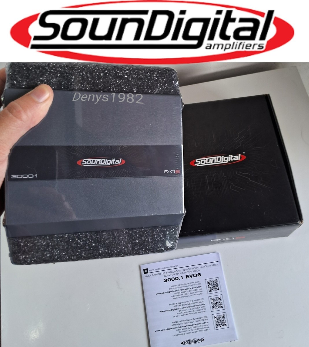 Soundigital 3000.1-1 Ohms Evo6 / Digital Amplifier 3000