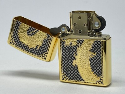 Zippo Lighter Dragon Gold Black GP-DRAGON88(F) Limited 88 Only