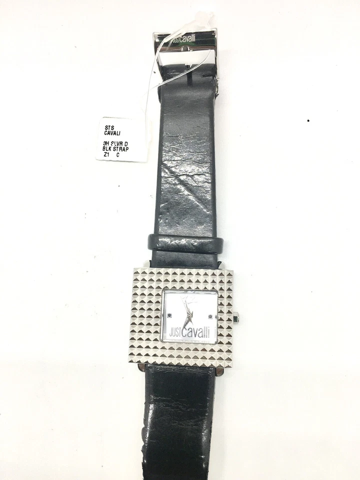 Just Cavalli Women (Donna) Silver Dial Black Leather Band Watch - R7251187615  - Image 2 of 4