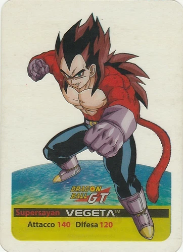 Lamincards Dragon Ball GT Edibas Serie Smeraldo VEGETA N 83