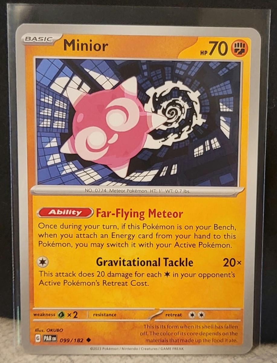 Pokemon TCG Card Minior 099/182 S&V Paradox Rift Uncommon NM | eBay Pokemon TCG Card Minior 099/182 S&V Paradox Rift Uncommon NM | eBay