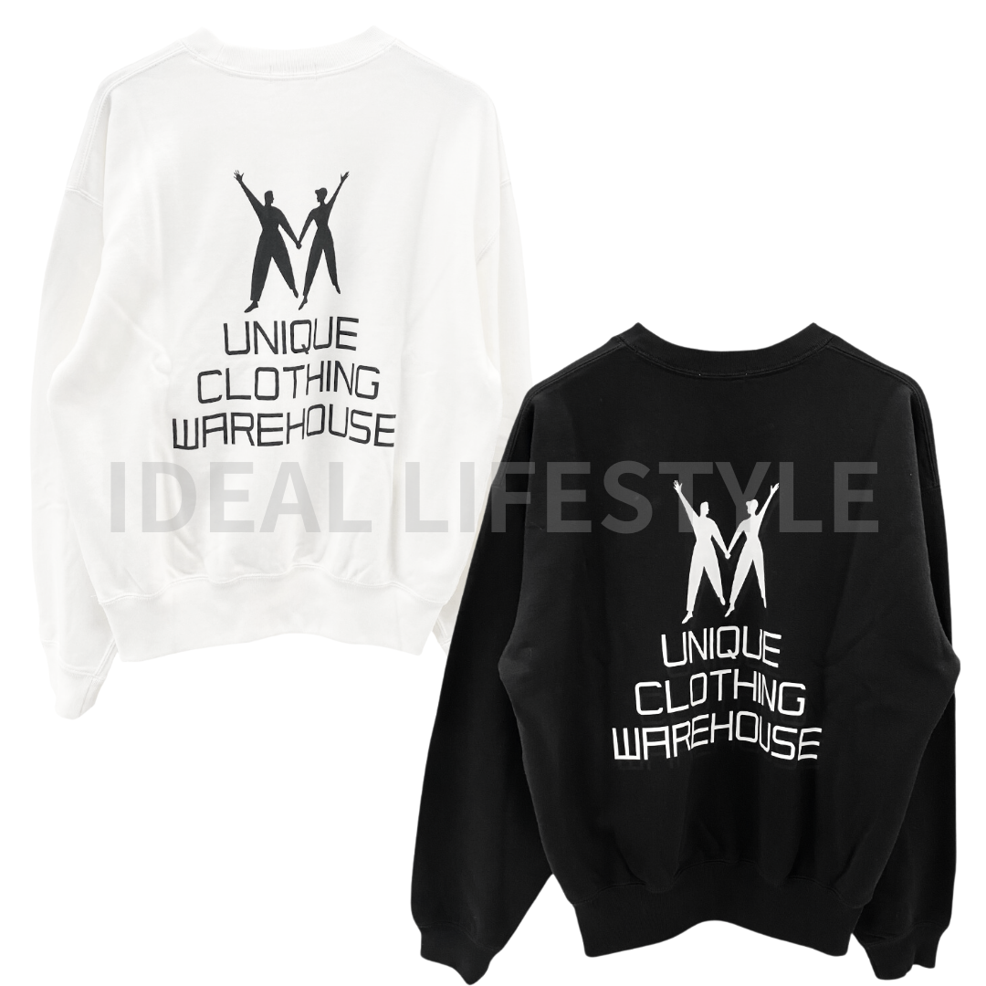 UNIQLO Logo UT Sweatshirt S-4XL Pullover Long-Sleeve Unisex Cotton