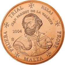 [#1272600] Malta, 5 Euro Cent, Fantasy euro patterns, Essai-Trial, 2004, Copper 