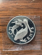 1973 Virgin Islands 50 Cents Sealed Proof Coin..TM1117