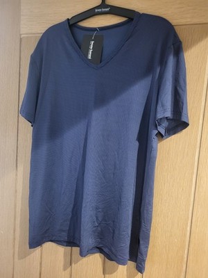 Bruno Banani High Score blau Muster T-Shirt / Top - Größe M - Neu mit Etikett