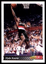 Clyde Drexler 1992-93 Upper Deck #132 Trail Blazers NBA READ FREE SHIPPING