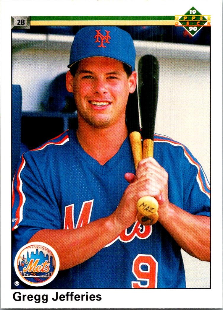1990 Upper Deck #166a Gregg Jefferies