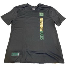 Mens Milwaukee Bucks NBA Ultra Game 1968 Black Jersey Shirt 2XL XXL