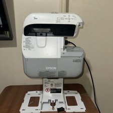 Epson Powerlite 475w Ultra-Short Throw Projector with Wall mount, no cords