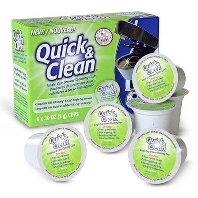 Keurig Cleaning Pods - K Cup Cleaner for 2.0 Coffee Machines, Removes Stains