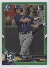 2018 Bowman Draft Chrome Green Refractor /99 Grant Little #BDC-110 00em