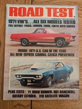 Ranchero and Road Runner feat. - Road Test Magazine - February 1971