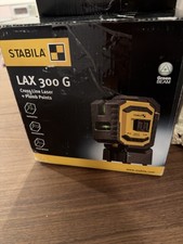 NIB STABILA LAX 300 G Green Cross Line Laser ...
