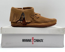 Minnetonka TWIN GORE 3731 Men's NEW Casual Slip On Slipper Tan US Size 8