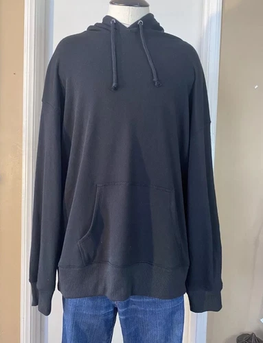 UNDERCOVER Victoria's Secret felpa con cappuccio donna taglia large nera logo sulla manica