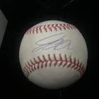 PETE CROW-ARMSTRONG SIGNED AUTOGRAPHED BASEBALL UNDERWRAPS FANATICS COA CUBS!!!