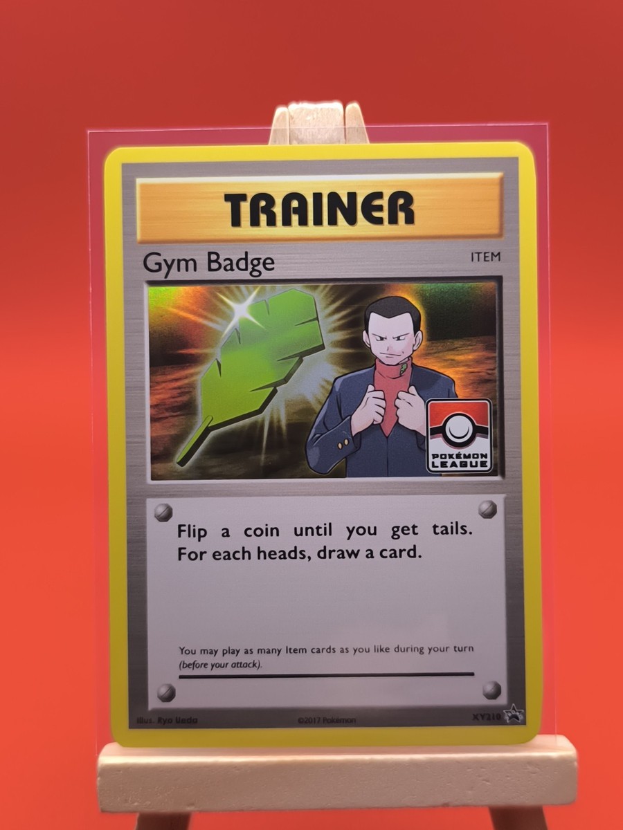 Giovanni Gym Badge XY210 Evolutions Exclusive Holo Rare Promo