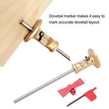 ⁺2Pcs Marking Gauge Dovetail Jig Guide Marker Scribing Tool Set Kit For