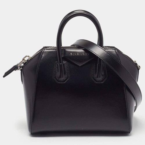 Givenchy Antigona Mini Black Glossy Leather Satchel