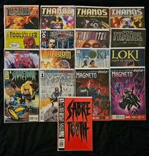 Marvel Comics Lot: Villain Titles, Loki, Thanos And More, Seventeen Issues
