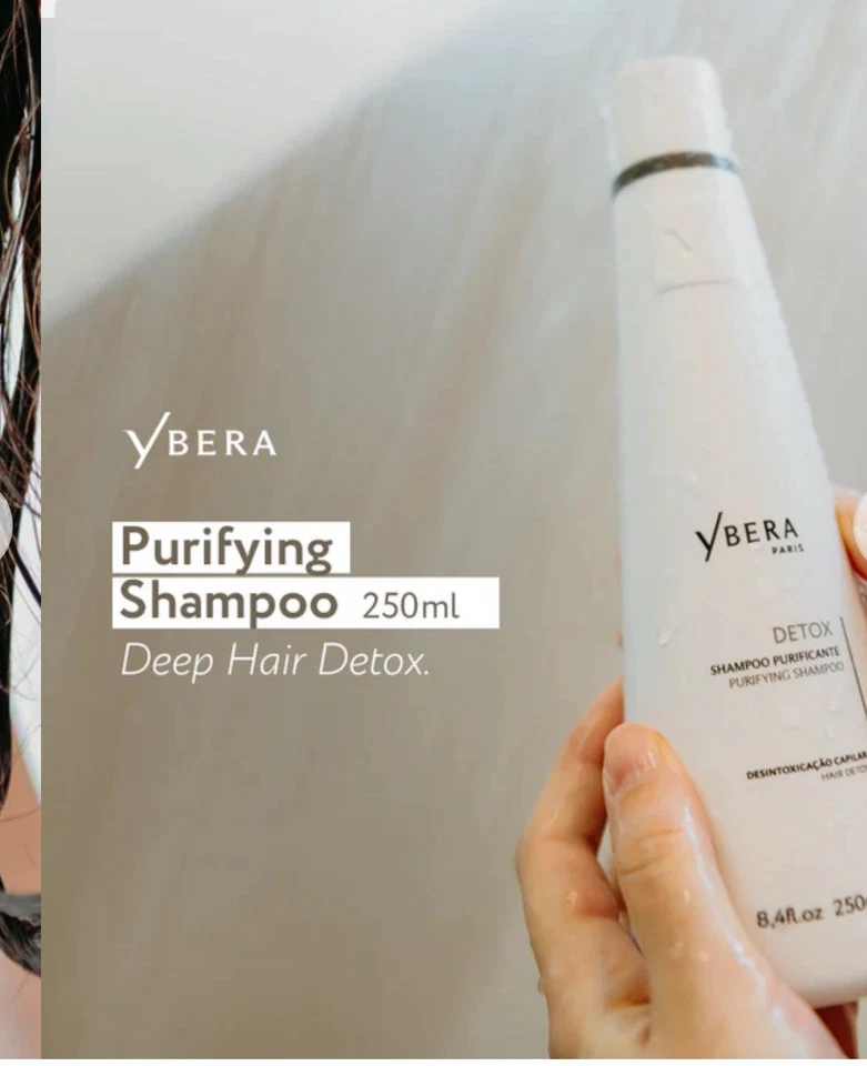 Champú e Máscara Detox Ybera Paris Cuidado del Cabello Foto 3 de 4