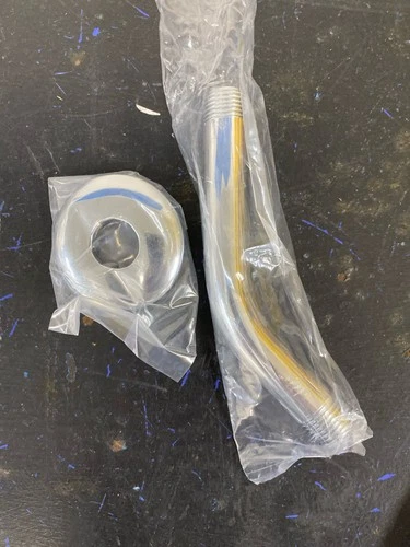 Signature Hardware SHSK82CP 6" Wall Mount Shower Arm & Flange - Chrome - Picture 2 of 2