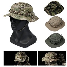 Tactical Military Camouflage Hat Adjustable Outdoor Hunting Hiking Boonie Hat