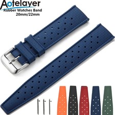 Tropical Silicone Watch Strap Band Quick Release Watch Band 18mm 20mm 22mm Smart