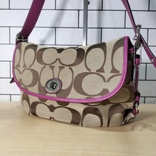 COACH Beige Pink Hobo One Shoulder Bag y2k fashion Ladies DDP USA Shipping 6236
