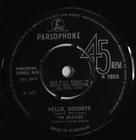 The Beatles Hello, Goodbye 7" Single (1967) Parlophone R 5655