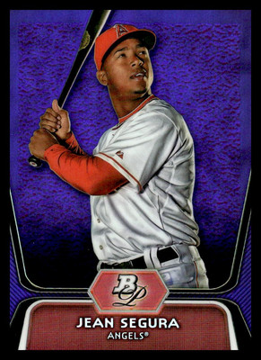 2012 Bowman Platinum Prospects Purple Refractors #BPP65 Jean Segura Angels