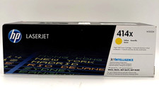 Genuine HP 414X W2022X Yellow High Yield Toner Cartridge New Sealed OEM