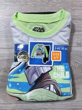 Star Wars Pajamas Kids Small 6-7 Multicolor Fleece Shirt Pant PJs Boys