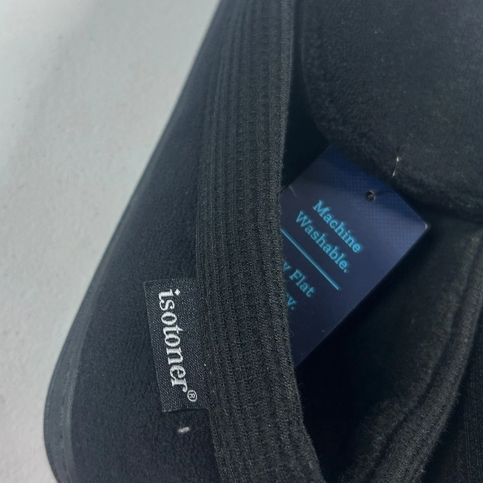 Zapatillas Isotoner Para Hombres Medianas 8-9 Negras Espuma con Memoria Avanzada Eco Confort NUEVAS Foto 3 de 4