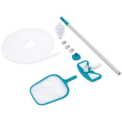 BESTWAY Flowclear Reinigungsset AquaClean Poolpflege Basis-Set Poolsauger