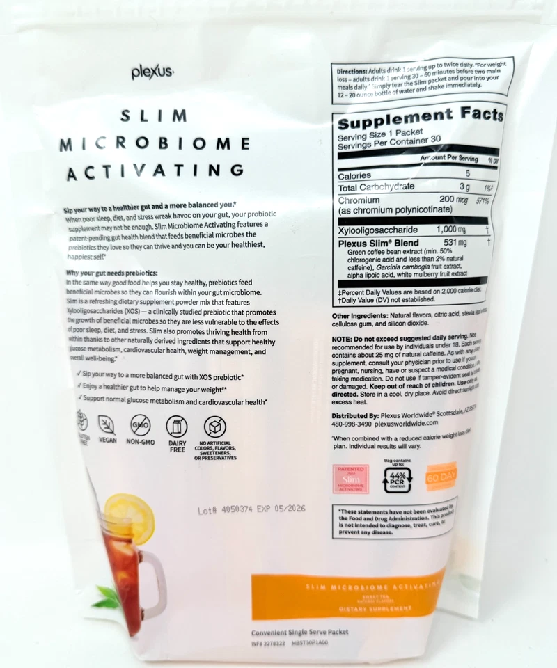 Plexus Slim Microbiome Activating Gut Health Series 30 Packets CHOOSE FLAVOR - Image 4 of 4