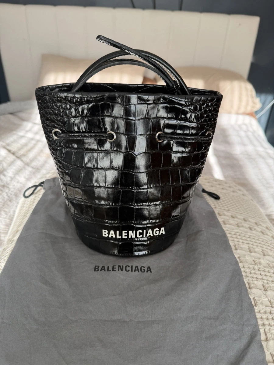 Balenciaga Leather Bucket & Drawstring Bags for Women for sale | eBay