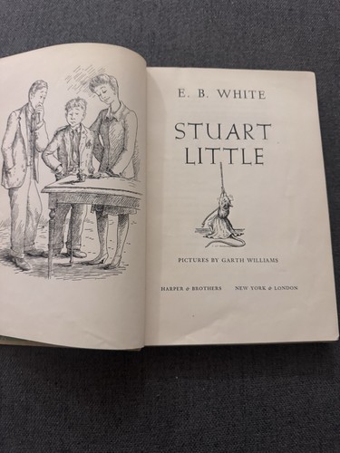 Vintage E.B. Weißer Stuart Little HC 1945 Hardcover Garth Williams illustriert - Bild 6 von 10