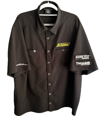 Klim Pro Team Tech Shirt 2XL Workwear Black Gore-Tex SS Moto Thinsulate RARE