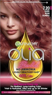 Garnier Olia Bold Ammonia-Free Brill't Color Oil-Rich 7.20 Dark Rose Quartz