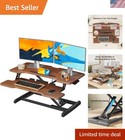 Standing Desk Converter 32 inch, Height Adjustable Sit Stand Desk Riser, Quic...