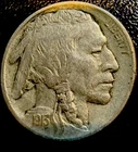 1913 P Buffalo Nickel Type 1 Philadelphia Mint