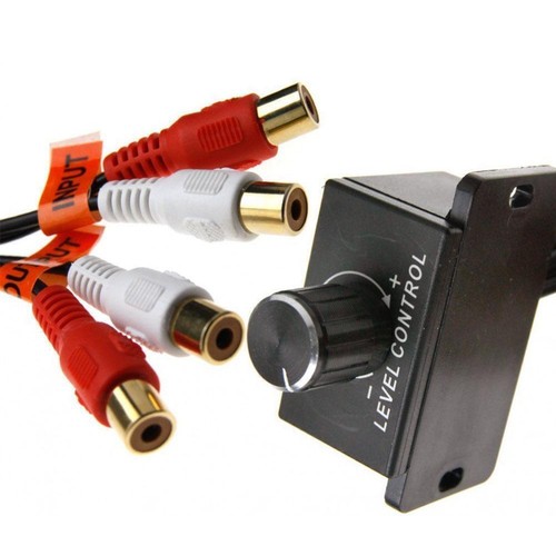 DE-Auto-Audio-Verstärker Bass RCA Ebene Fernbedienung Gift Lautstärkeregler - Picture 5 of 14