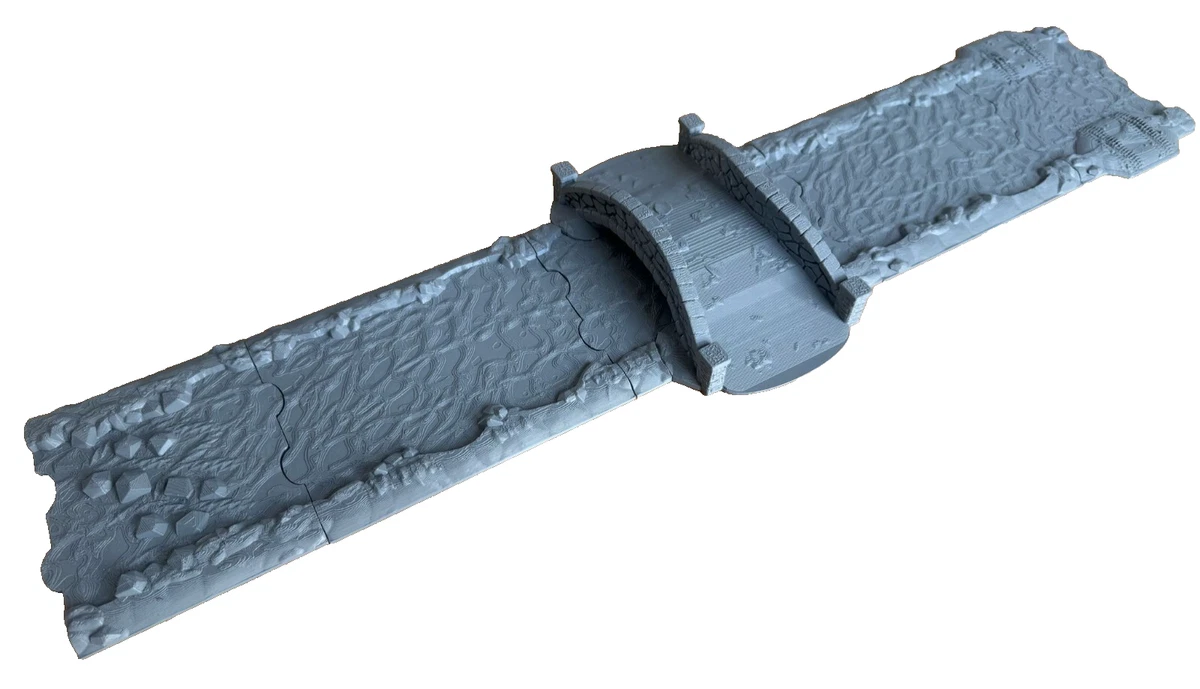 Pont Modulaire 28 Mm Pour Rivière - Terrain Wargaming - Imprimé 3D - Angleterre