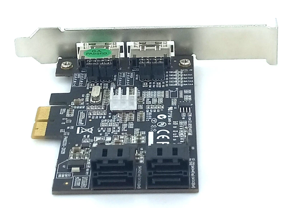 LOT OF7 Rosewill RC-230 4-Port Hybrid SATA  HyperDuo RAID ControllerPI49230-2X2B - Image 3 of 4