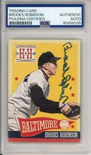 2013 Panini Hometown Hero Brooks Robinson Signed Card PSA DNA COA Autograph HOF